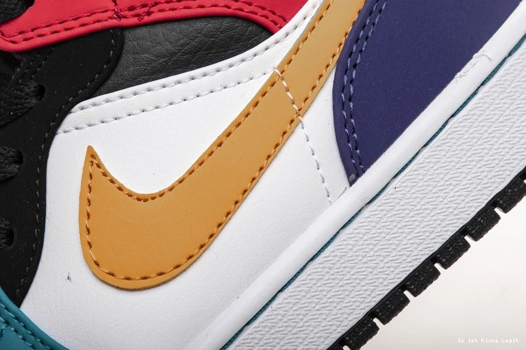 Multi-Color 1 Bred Jordan Mid 554724-125  1231